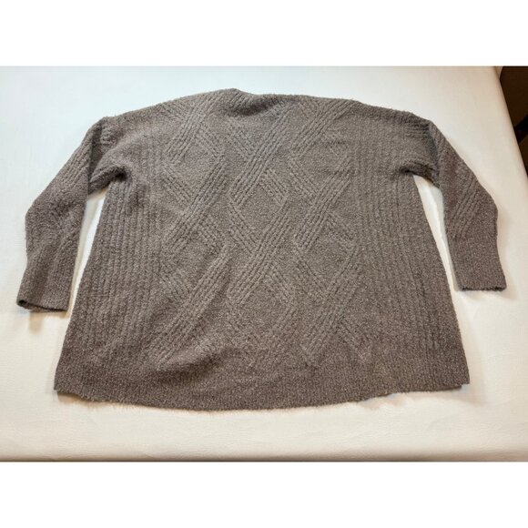 Moth By Anthropologie Open Front Cardigan XL Draped Beige Textured (bin FF214) - Picture 2 of 6